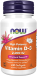 NOW Supplemants, Vitamin D-3 2,000 IU